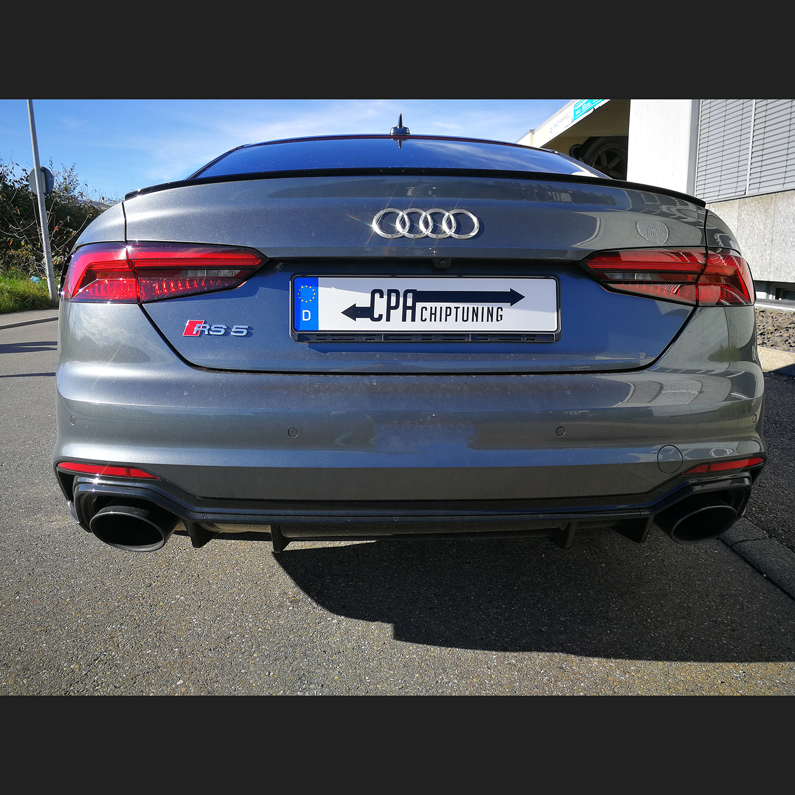 El Audi RS5 en prueba en CPA