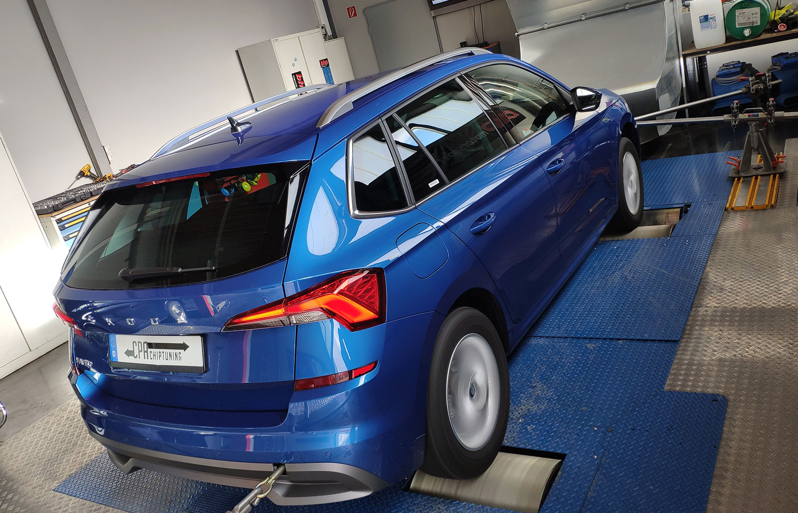 El Skoda Kamiq 1.5 TSI en el dyno