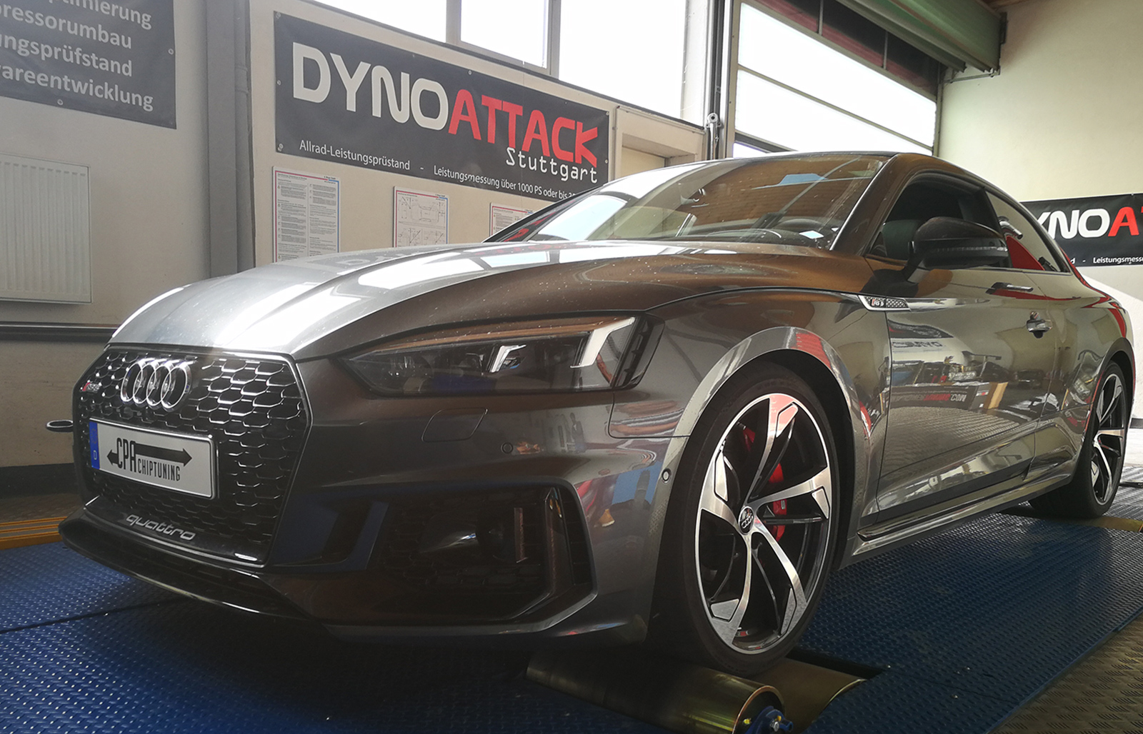El Audi RS5 en prueba en CPA